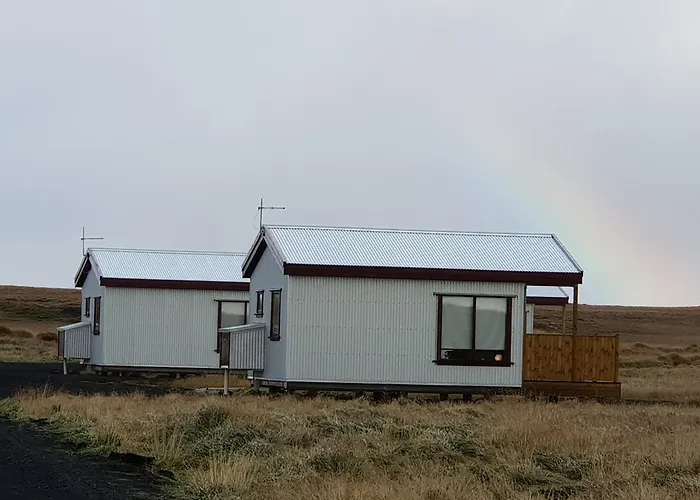 Hekla Cabin 3 Volcano And Glacier View