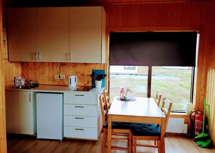 Hekla Cabin 3 Volcano And Glacier View